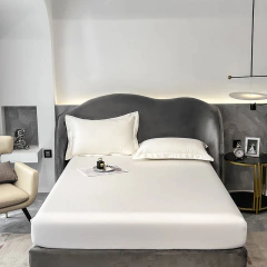 Imagem do Twin único duplo rainha rei conjunto de cama cor sólida 1000tc algodão egípcio conjunto capa edredão folha lençol fronhas