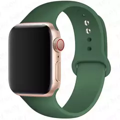 Pulseira de Silicone para Apple Watch, Pulseira Esportiva, iWatch Series 8, 7, 6 na internet