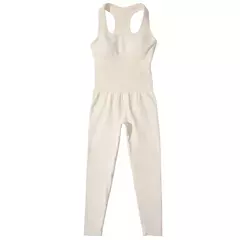 Macacão feminino roupa de uma peça sem mangas o-pescoço bodysuit macacão casual streetwear roupas femininas esportivas na internet