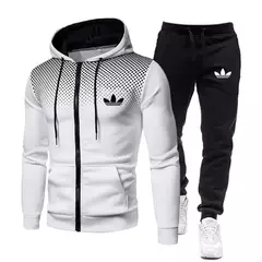 Conjunto de treino casual masculino, jaqueta coreana, terno esportivo, calça plus, 2 peças de roupa esportiva, outono, inverno, 2022 na internet