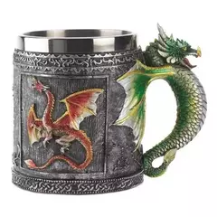 Imagem do Caneca de cerveja do aço inoxidável, 3D Wolf Cálice, Dragon Cup, Game Of Thrones, Design criativo, Dia das Bruxas, Unicórnio, Vinho, Uísque, Café