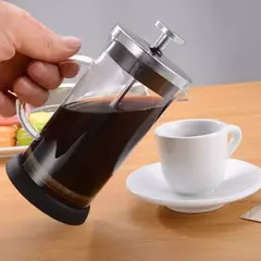Cafeteira de vidro de aço inoxidável, French Press Coffee Potes, Hand Brewing Coffee Pot, Chá Brewing, Milk Pot para casa, 350-1000ml - loja online