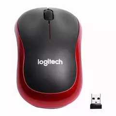 Logitech-m185 mouse sem fio, 2.4 ghz, usb, 1000dpi, 3 botões, silencioso, navegação óptica, para pc/laptop na internet