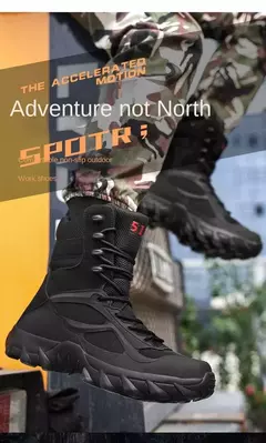 Botas de couro masculinas, sapatos casuais ao ar livre, designer leve, botas de trabalho quentes, botas artesanais clássicas