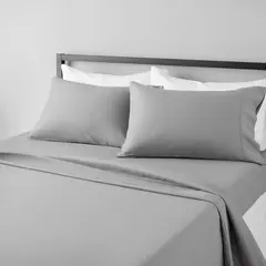 Conjunto de lençóis de casal batilo, 4 peças, com fronha, luxo, macio, plano e conjunto para cama de solteiro/completo/queen/king size - Wolf Magazine