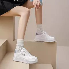 Sapatilhas plataforma casual para mulheres, tênis feminino em sapatilhas de sapatilhas femininas, verão, 2024