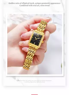 Olevs relógios femininos de luxo dourado aço inoxidável relógio feminino luminoso à prova d' água relógio de pulso de quartzo relógios de moda para mulheres na internet