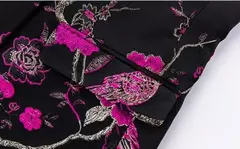 Terno masculino rosa vermelho duas peças, jaqueta de vestido de casamento com calças, verde, branco, prata, terno masculino slim fit, tamanho asiático M-6XL - comprar online