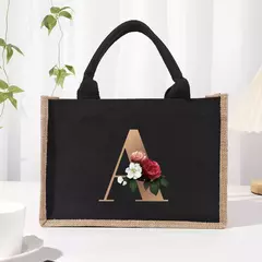 Bolsa de lona preta de linho, Saco Commuter Interior impermeável, Saco de armazenamento de grande capacidade - comprar online