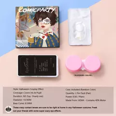 Imagem do Eyeshare lentes de cosplay, lentes de contato coloridas para maquiagem dos olhos, série cosplay, lentes contatadas de cosméticos para dia das bruxas, lentes loucas