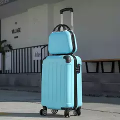 Conjunto de malas rolantes e bolsas de viagem com rodas giratórias 20 '' maleta de bagagem com carrinho de cabine grande capacidade na internet