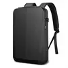 Bange negócios mochila 15.6 Polegada portátil bagpack masculino elegante à prova dwaterproof água usb anti-roubo saco de computador grande capacidade