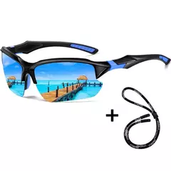 Óculos de sol polarizados para homens e mulheres, moda, ciclismo, corrida, pesca, leve, óculos ao ar livre - comprar online