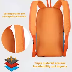 Mochila esportiva leve pequena, ao ar livre, homens