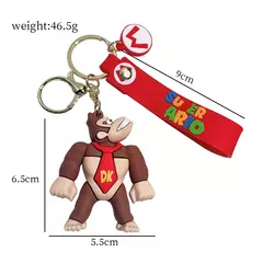 Super mario 3d dos desenhos animados chaveiro mario bros luigi sapo yoshi bowser figura de ação modelo pvc saco dos desenhos animados boneca pingente brinquedos presente - Wolf Magazine