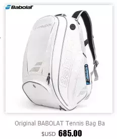 BABOLAT-Raquete de tênis e mochila Squash, 2 Raquetes, Wimbledon, Badminton Padel Raquete, Original na internet