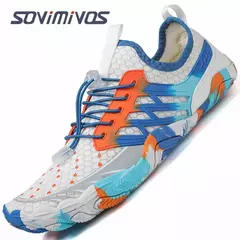 Cross-trainer para homens e mulheres, sapatos descalços e minimalistas, sola de gota zero, caixa larga, sapatos de natação upstream, chinelos de praia - Wolf Magazine