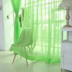Romântico Quarto Gaze Cortina, Sala, Home Decor, Janela Sheer, Voile Cortinas, Janelas Tulle, Cortinas de porta - loja online