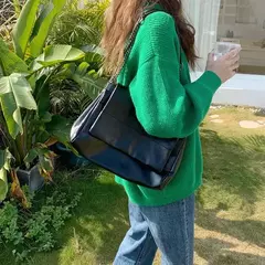 Pu Bolsa de Ombro de Couro para Mulheres, Messenger Bags, Crossbody Bag, Grande Capacidade, Alta Qualidade, Luxo, Designer, Senhoras, Feminino, Moda, Novo na internet