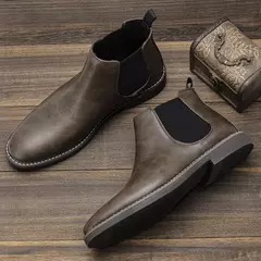 Botas Chelsea confortáveis para homens, moda de marca, 2023, 40-46, # CL5323 na internet