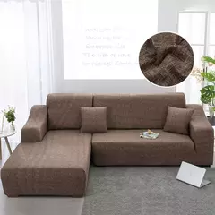 Capa de sofá elástica para sofá em forma de L, tampa da cadeira secional, precisa de ordem, 2 PCs, se o seu sofá for canto - comprar online