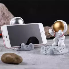 Astronautas e Suporte para Celular, Decoração de Mesa de Escritório, Estilo Nórdico, Ornamentos, Resina Spaceman Bracket, Brinquedos, Presente - Wolf Magazine