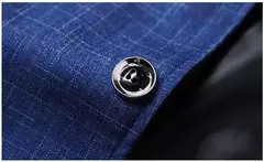 Trench Coats de design coreano masculino, blazers xadrez, jaquetas, ternos, negócios, casual, slim fit, roupa de homem, novo na internet
