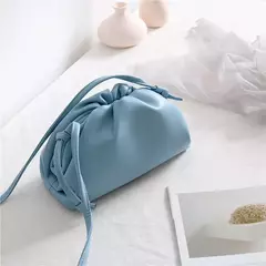 Saco de Nuvem de Couro Genuíno para Mulheres, Couro Macio, Ombro Crossbody Bags, Alta Qualidade, Embreagens Femininas Noite, Senhoras, 2023 - Wolf Magazine
