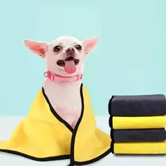 Toalhas de banho para animais de estimação de microfibra super absorvente toalha de banho para cães gatos toalha de secagem rápida suprimentos para animais de estimação