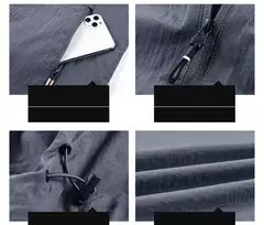 Verão Ao Ar Livre Quick Dry Sun-Protective Thin Jacket Homens Caminhadas Pesca Ciclismo Com Capuz Ginásio Esporte Blusão Ultra Light Coats