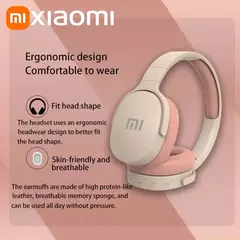 Xiaomi nova moda sem fio bluetooth fones de ouvido sobre a orelha 9d alta fidelidade estéreo verdadeiro esportes com fones tf/aux leitor música