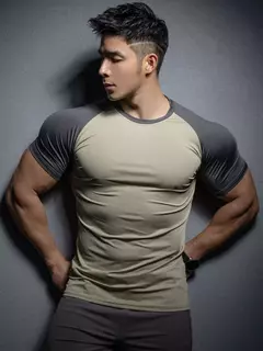 Camiseta de compressão manga curta masculina, Fitness, Corrida, Esporte, Ginásio, Treino, Casual, Tops de alta qualidade, Roupa de verão, Novo, 2022 - comprar online