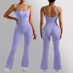 Macacão feminino roupa de uma peça sem mangas o-pescoço bodysuit macacão casual streetwear roupas femininas esportivas - loja online