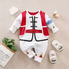 Traje recém-nascido do bebê anime macacão menino kakashi akatsuki chopper zoro vegeta cosplay roupas infantis macacão 0-18 meses - Wolf Magazine