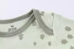 Macacão de algodão estampado para recém-nascidos, macacão manga curta, roupas de bebê menino e menina, 0-12m, 4 peças, verão
