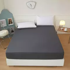 1piece 100% Polyeste Egyption Qualidade Cama Cabido Folha Só (sem fronhas) Banda Elástica Em torno da capa do Colchão Fácil Cuidado - comprar online