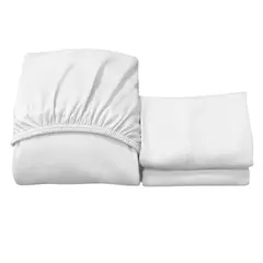 Lençol Casal + Fronha Malha Grossa 100% Poliéster - comprar online