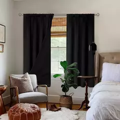 Imagem do Modernas cortinas de porta impermeáveis e isoladas, 100% Alto Sombreamento, Interior e Exterior, 1 Pc, 2 Pcs