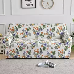 1pc flor impressa elástica capa de sofá antisuciedad elastano capa protetor de móveis para o quarto escritório sala estar decoração casa - loja online