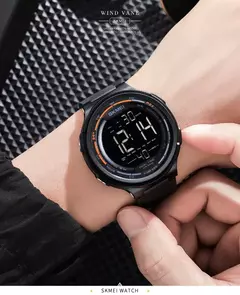 Imagem do SKMEI-1841 Luxo Digital Sports Watch para homens, relógio de pulso impermeável, cronômetro, contagem regressiva, relógio militar, 1560