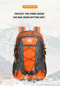 Impermeável caminhadas mochila, leve caminhadas ao ar livre saco, grande capaci - loja online