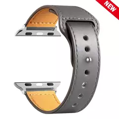Pulseira de couro para Apple Watch Band, Sport Loop Bracelet, Ultra 2, 49mm, 44mm, 40mm, 38mm, 42mm, iWatch Series 9, 8, 7, 3, 4, 5, 6, SE, 41 milímetros, 45 milímetros na internet