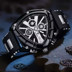 LIGE-Relógio impermeável masculino do esporte, quartzo, relógios de pulso, negócios, relógios de pulso Big Dial, Relogio masculino com caixa, original, luxo - comprar online