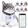 Pet Compatível com Bluetooth Inteligente Wearable Anti-Lost GPS Tracker, localizador à prova d'água, Rastreamento em tempo real, cão, Cat Collar, encontrar dispositivo