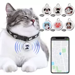 Pet Compatível com Bluetooth Inteligente Wearable Anti-Lost GPS Tracker, localizador à prova d'água, Rastreamento em tempo real, cão, Cat Collar, encontrar dispositivo