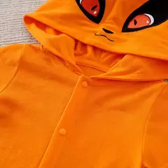 Bodysuit bebê manga curta, bonito chapéu de raposa anime, algodão confortável, casual, verão - comprar online