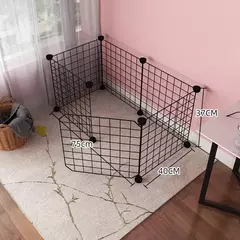 Cerca para animais de estimação, ninho, cerca para cães, barreira interna, porta para cães e gatos, gaiola de malha de ferro, rede de barreira de fuga - comprar online