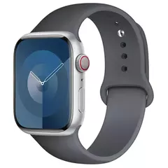 Pulseira de Silicone para Apple Watch, Pulseira Esportiva, iWatch Series 8, 7, 6 na internet