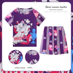 Fato dos desenhos animados Winnie Bear Stitch para crianças, pijamas de manga curta infantis, conjuntos de roupas de verão para meninos e meninas, Mikey Kid, novos - Wolf Magazine