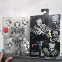 Neca pennywise figura de ação capítulo dois modelo final brinquedo presente de terror para o dia das bruxas modelo de aniversário brinquedos presente - loja online